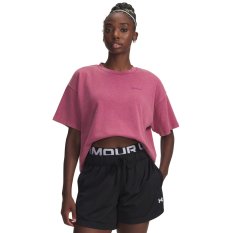 Boxy Wash Heavyweight SS | Fuchsia Dusk/Black