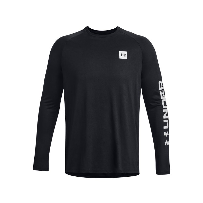 Tech™ Print Fill LS | Black/Mod Gray