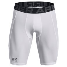 HeatGear® Armour Long Shorts | White/Black