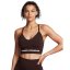 Vanish Seamless Low Sports Bra | Brown Obsidian/White