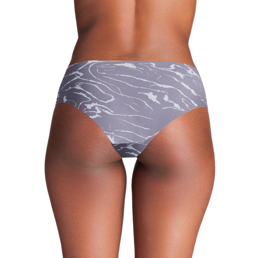 Pure Stretch Printed No Show Hipster 3 Pack | Steel/Pink Elixir/Steel