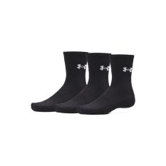 Performance Cotton Crew 3 Pack | Ultimate Black/Ultimate Black/White
