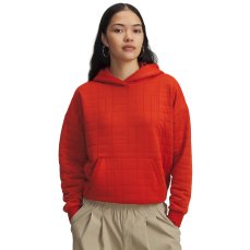 Unstoppable Fleece Textured Hoodie | Surplus Orange/Black