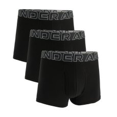 Performance Cotton 3in 3 Pack Boxerjock® | Black/Black/Steel