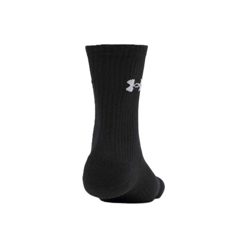 Performance Cotton Crew 3 Pack | Ultimate Black/Ultimate Black/White