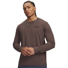 Sportstyle Left Chest LS | Peppercorn/Black