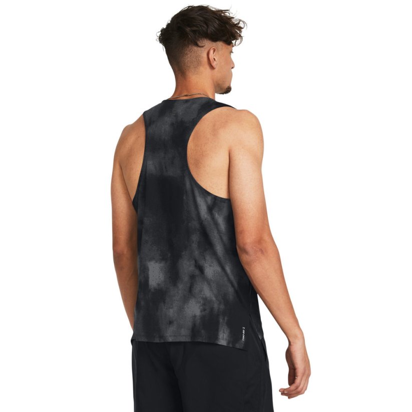 Laser Wash Singlet | Black/Castlerock/Reflective