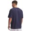 Men's Heavyweight Oversized Logo Wash SS | Washed Navy/White
