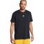 Curry Heavyweight Logo Tee | Black/White