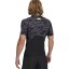 HeatGear® Printed SS | Black/Castlerock/White