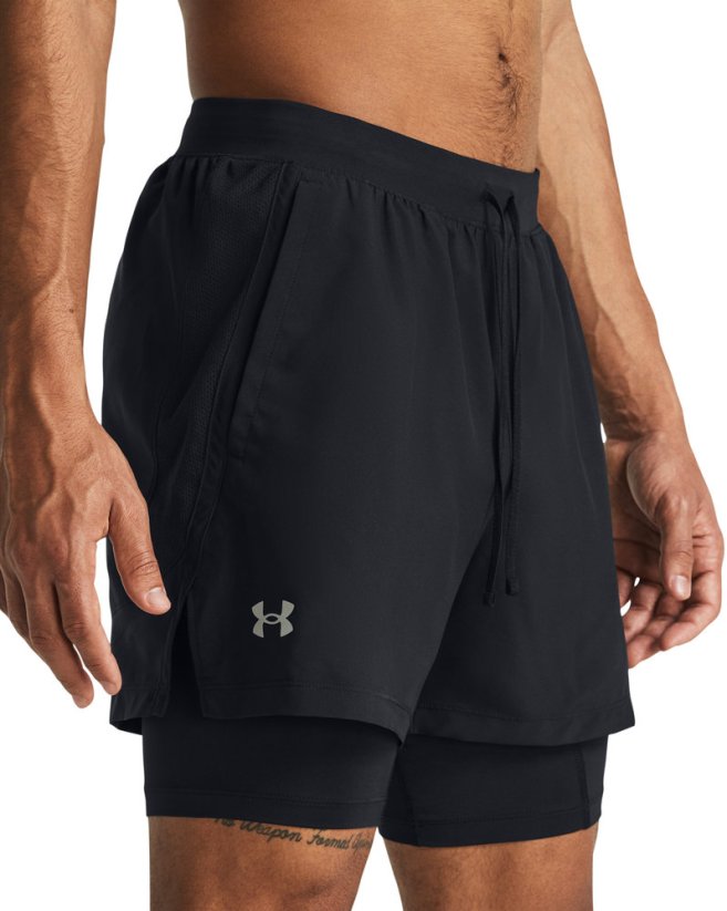 Launch 5'' 2in1 Shorts | Black/Black/Reflective