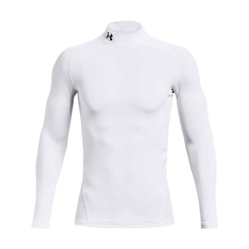 ColdGear® Compression Mock | White/Black