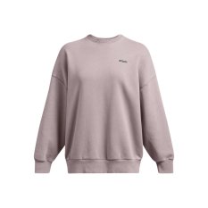 Icon Heavyweight Fleece Oversized Crew | Tetra Gray/White