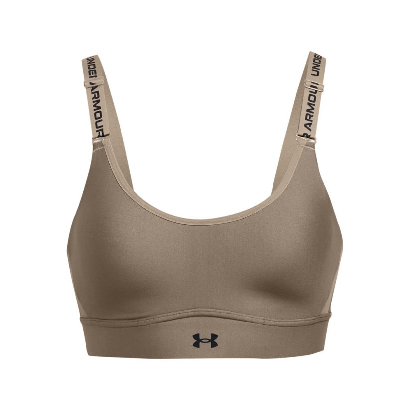 Infinity Mid Bra | Taupe Dusk/Black