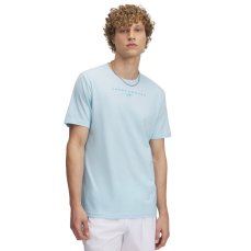 Men's Stacked Logo SS | Stream/Ether Blue