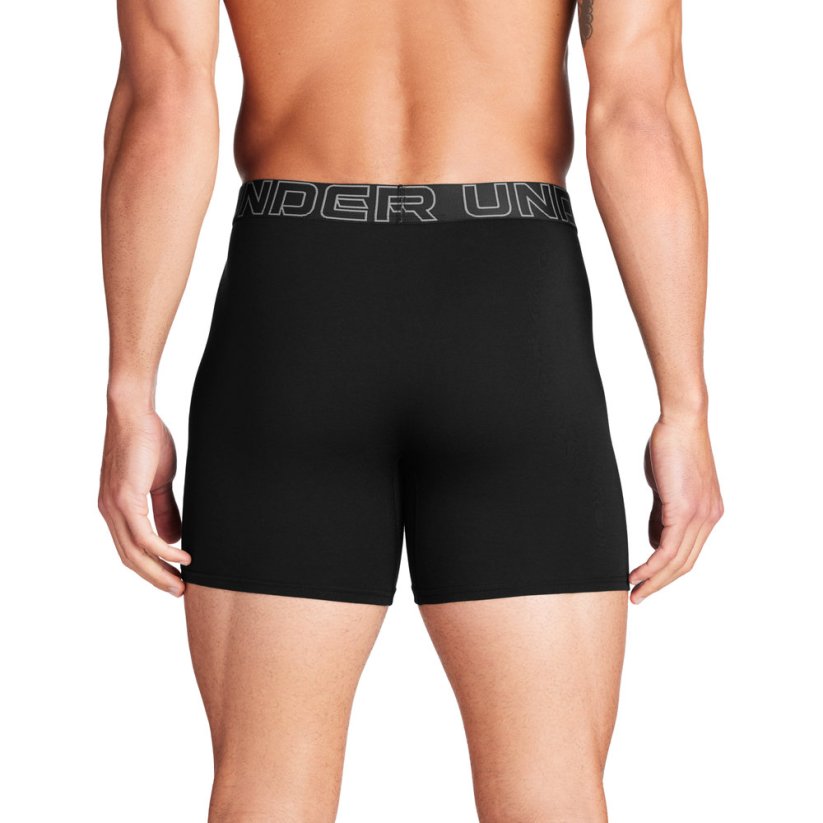 Performance Cotton Solid 6in 3 Pack | Black/Black/Steel