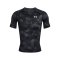 HeatGear® Armour Printed SS | Black/White