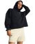 Rival Terry Oversized Hoodie | Black/White