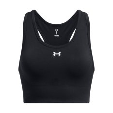 Vanish Seamless Mid Sports Bra | Black/White