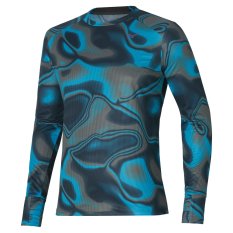 Premium Aero LS Tee | Hawaiian Ocean/Black