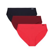 Pure Stretch No Show Bikini 3 Pack | Racer Red/Cardinal/Black