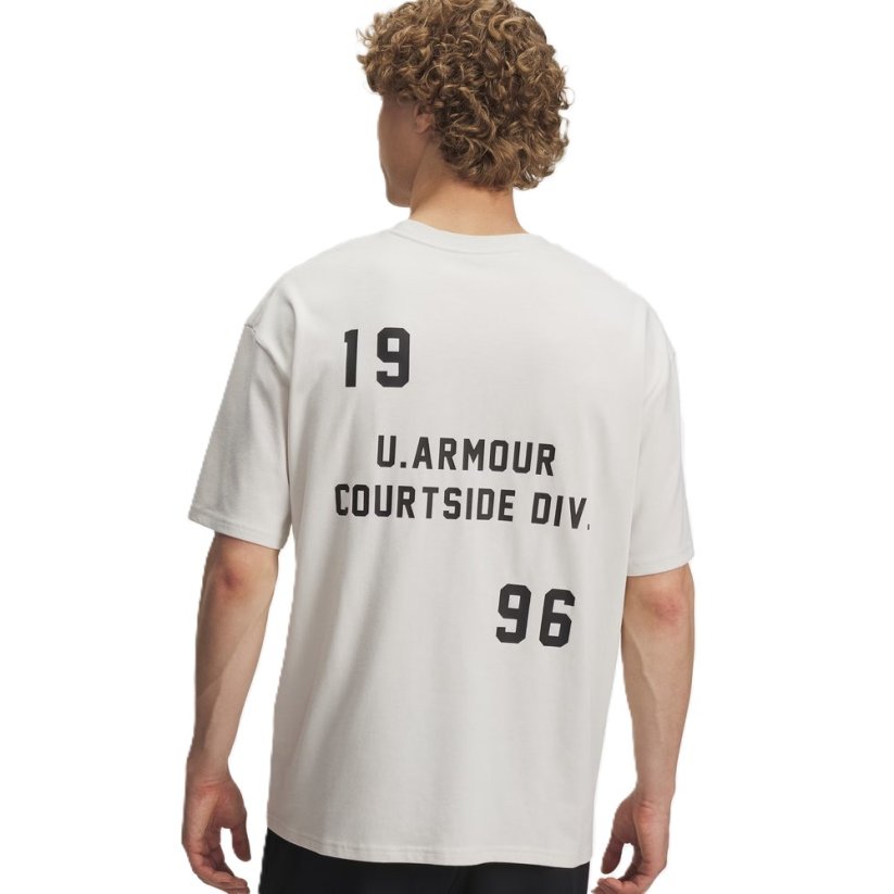 Hoops Courtside Heavyweight Oversized SS | Summit White/Black