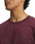 Men's Heavyweight Oversized Logo Wash SS | Dark Maroon/White