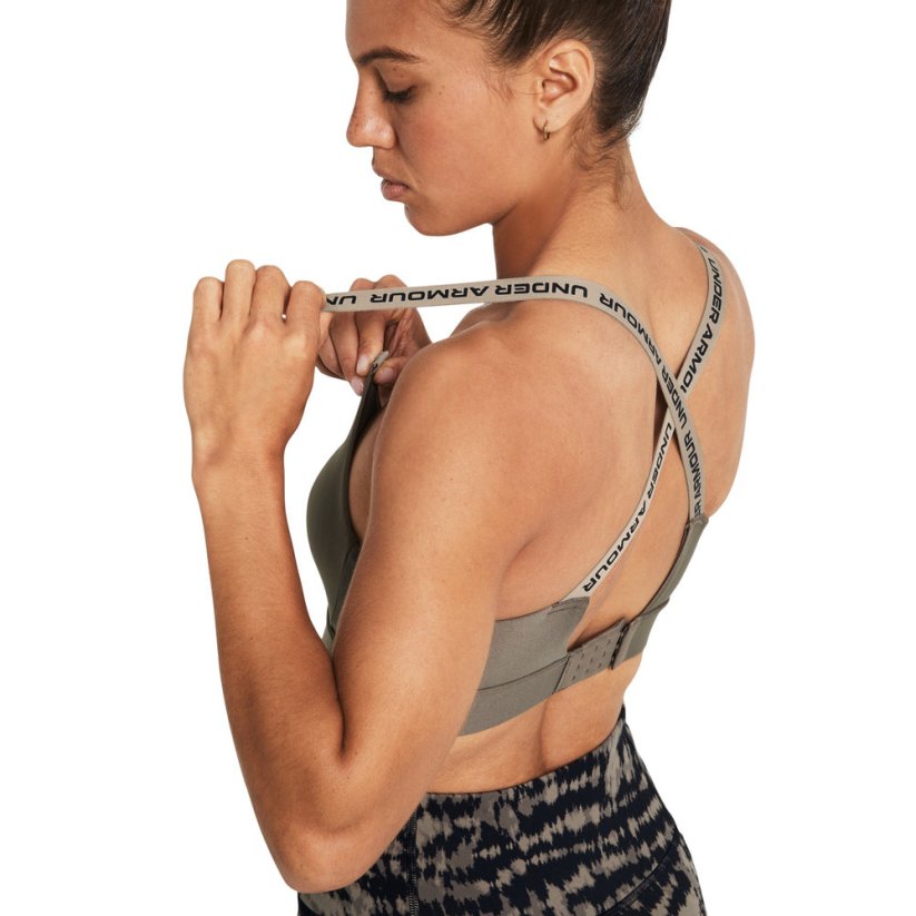 Infinity Mid Bra | Taupe Dusk/Black