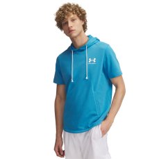 Rival Terry LC SS Hoodie | Ether Blue/Onyx White