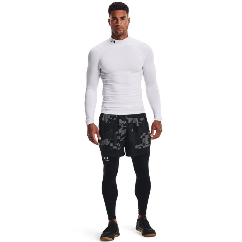ColdGear® Compression Mock | White/Black