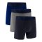 Performance Cotton 6in 3 Pack | Midnight Navy/Steel Full Heather/Castlerock