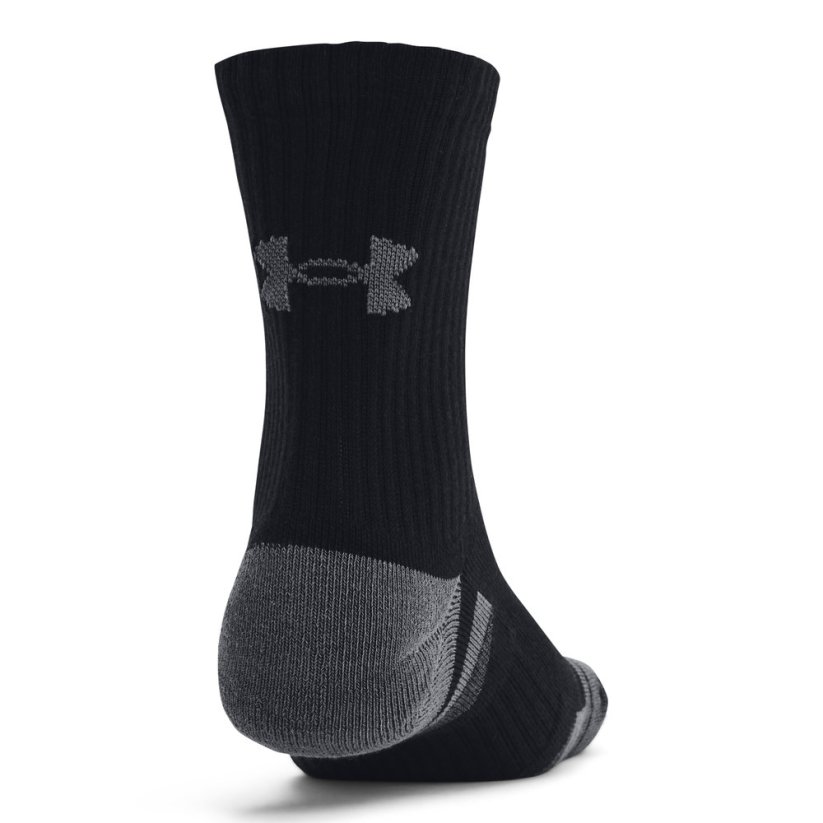Performance Cotton Mid 3 Pack | Black/Jet Gray