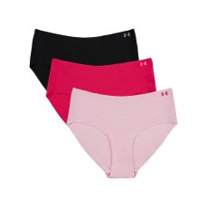 Pure Stretch No Show Hipster Solid 3 Pack | Shaded Fuchsia/Prime Pink/Black