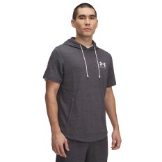 Rival Terry LC SS Hoodie | Castlerock/Onyx White