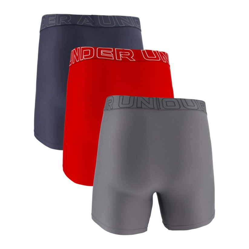 Performance Tech™ Solid 6in 3 Pack | Downpour Gray/Titan Gray/Red