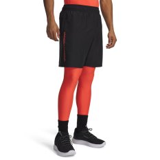 Tech™ Woven Wordmark 8.25" Shorts | Black/Venom Red