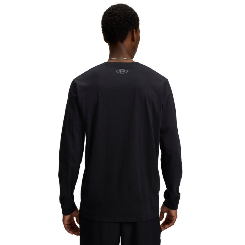 Sportstyle Left Chest LS | Black/Pitch Gray