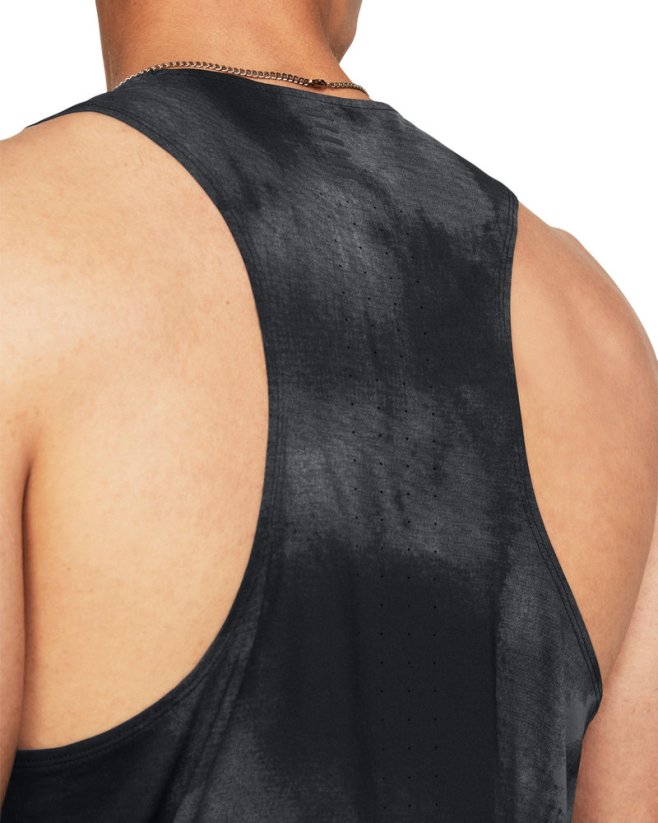 Laser Wash Singlet | Black/Castlerock/Reflective