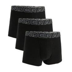 Performance Cotton 3in 3 Pack Boxerjock® | Black/Black/Steel