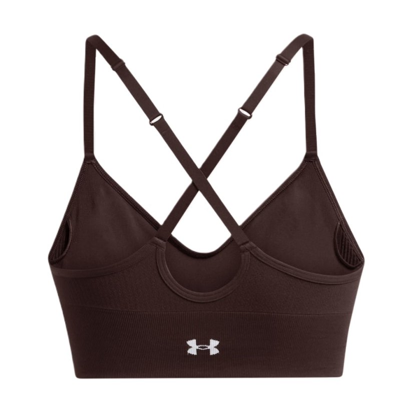 Vanish Seamless Low Sports Bra | Brown Obsidian/White