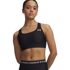HeatGear® Mid Sports Bra | Ultimate Black/White