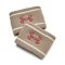 Striped Performance Terry Wristband | Timberwolf Taupe/Ivory Dune/Sedona Red