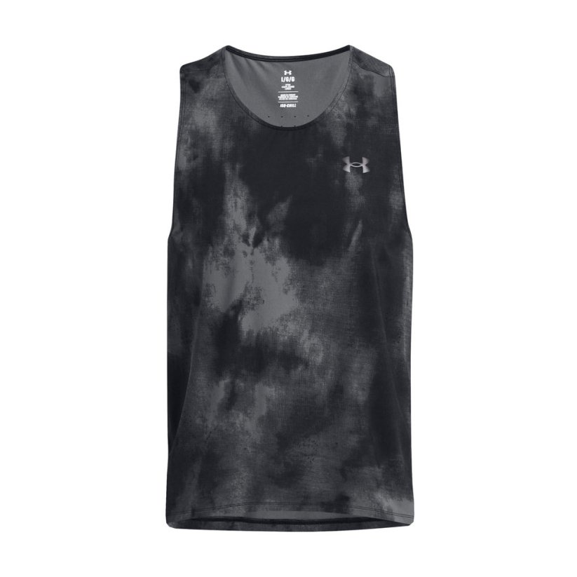 Laser Wash Singlet | Black/Castlerock/Reflective