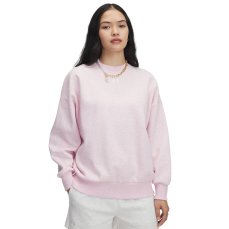 Rival Fleece Oversized Crew | Prime Pink/White