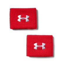 3" Performance Wristband 2 Pack | Red/White