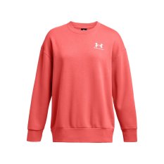 Essential Fleece Oversized Crew | Coho/White