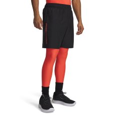 Tech™ Woven Wordmark 8.25" Shorts | Black/Venom Red