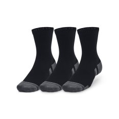 Performance Cotton Mid 3 Pack | Black/Jet Gray