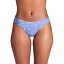 Pure Stretch Printed No Show Thong 3 Pack | Starlight/Celeste/Midnight Navy