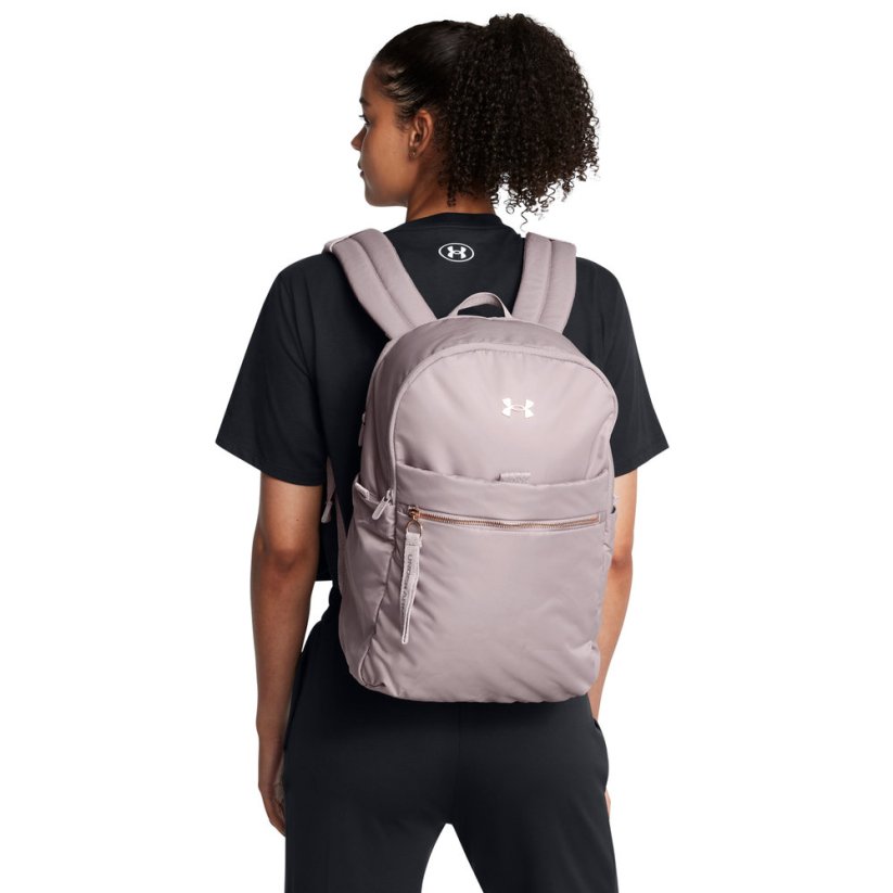 Studio Campus Backpack | Tetra Gray/Tetra Gray/Metallic Rose Gold